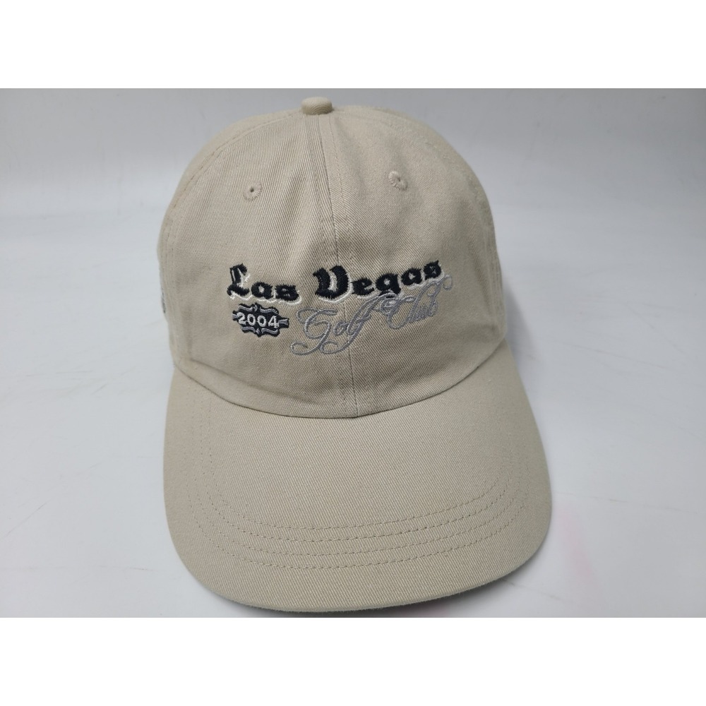 Vintage Las Vegas Golf Club 2004 Ahead Strapback Adjustable Hat Cap Course Beige